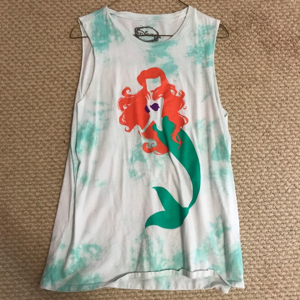 The Little Mermaid Disney, SZ S, T-shirt Tank Top,